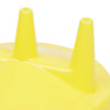 Traex® wide-mouth squeeze dispenser Tri Tip™ replacement cap in yellow