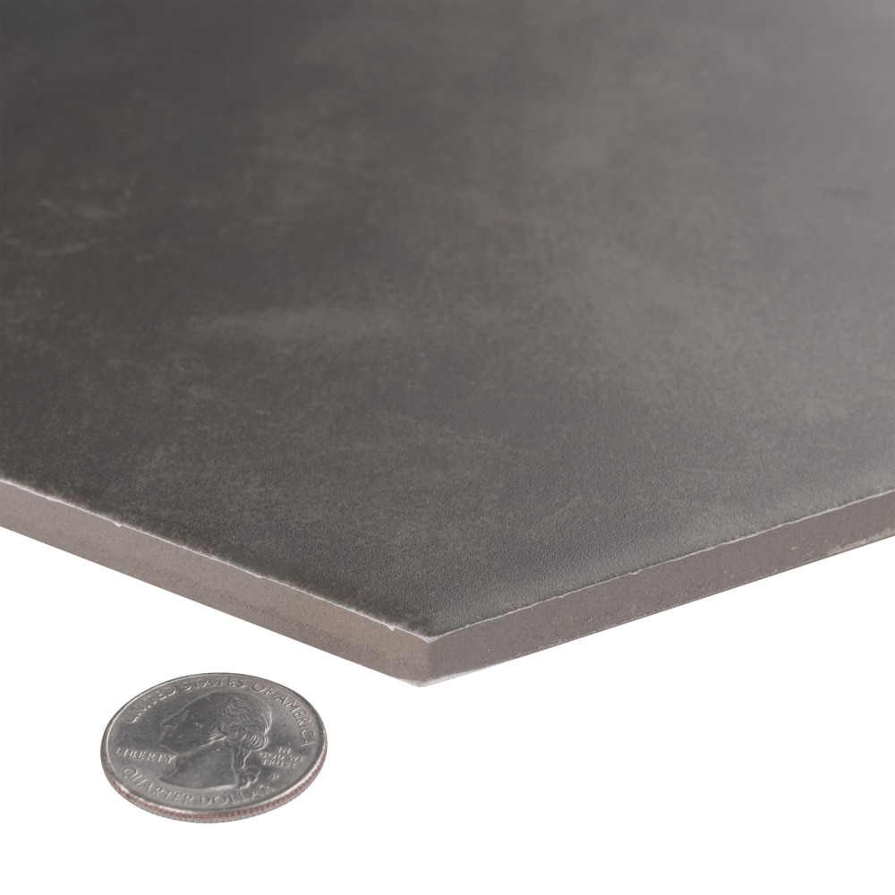 Horizon Hex Nero 7-3/4 in. x 9 in. Porcelain Floor and Wall Tile