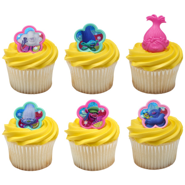 DreamWorks Trolls Hugs & Happiness Cupcake Rings