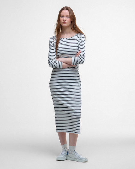 Blake Striped Midi Dress