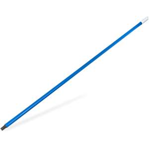 Carlisle, Threaded Plastic Coated Metal Handle, 48", Blue