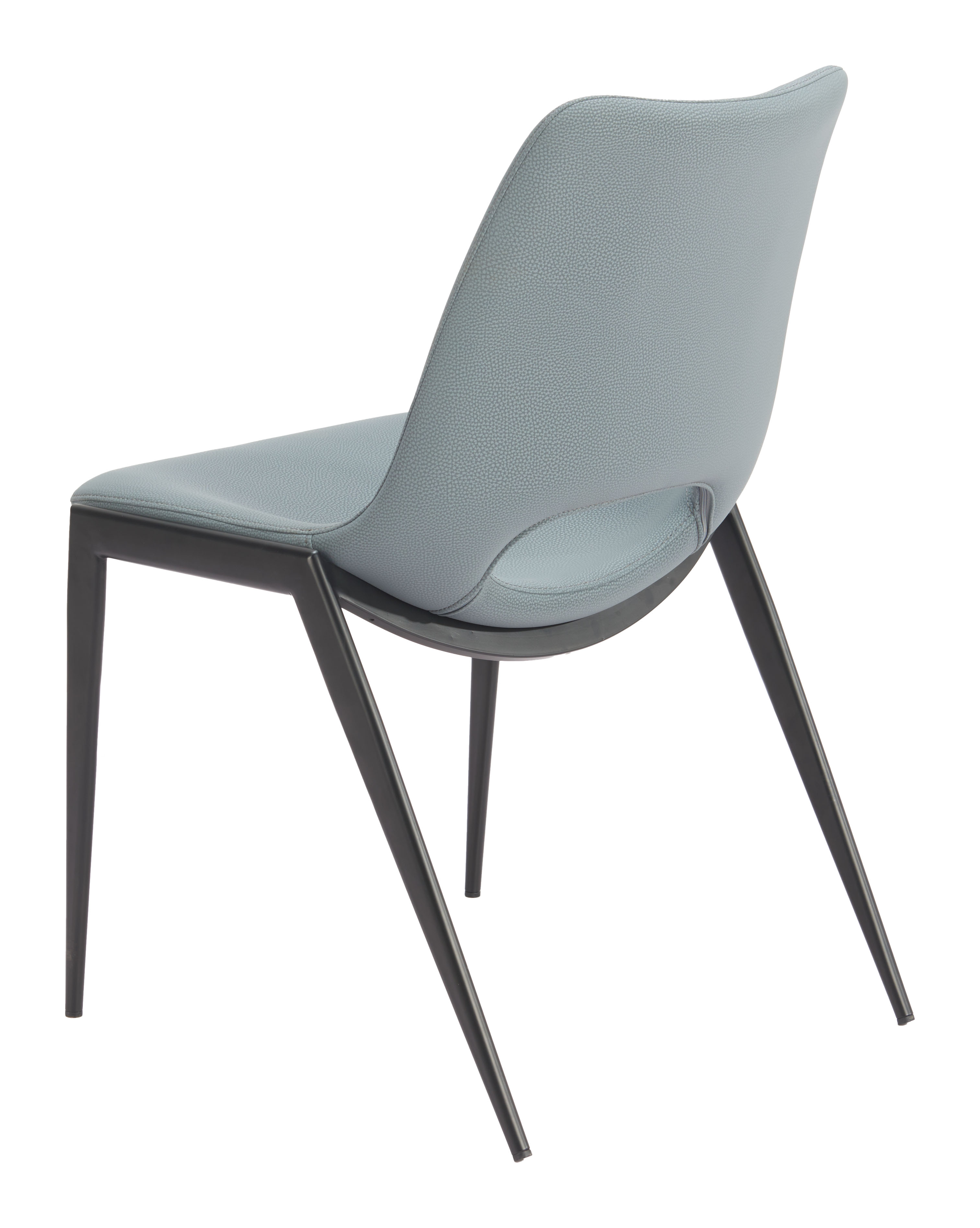 Desi Armless Dining Chair (Set of 2) Azure Gray product image