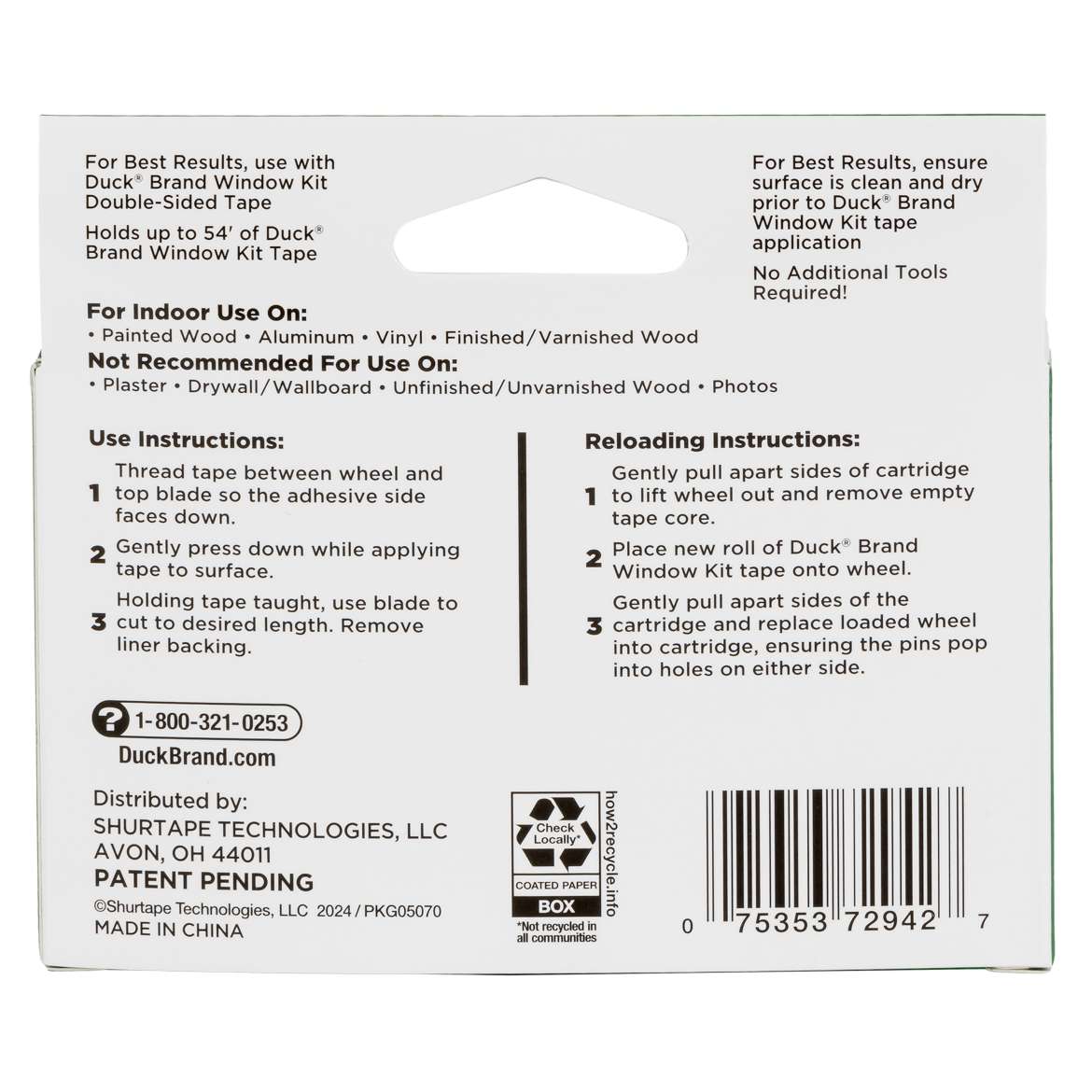 Duck® Brand Window Kit Tape Dispenser