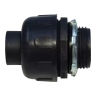 Liquid Tight Connector, Nylon, Straight, Black, 3/4 in.