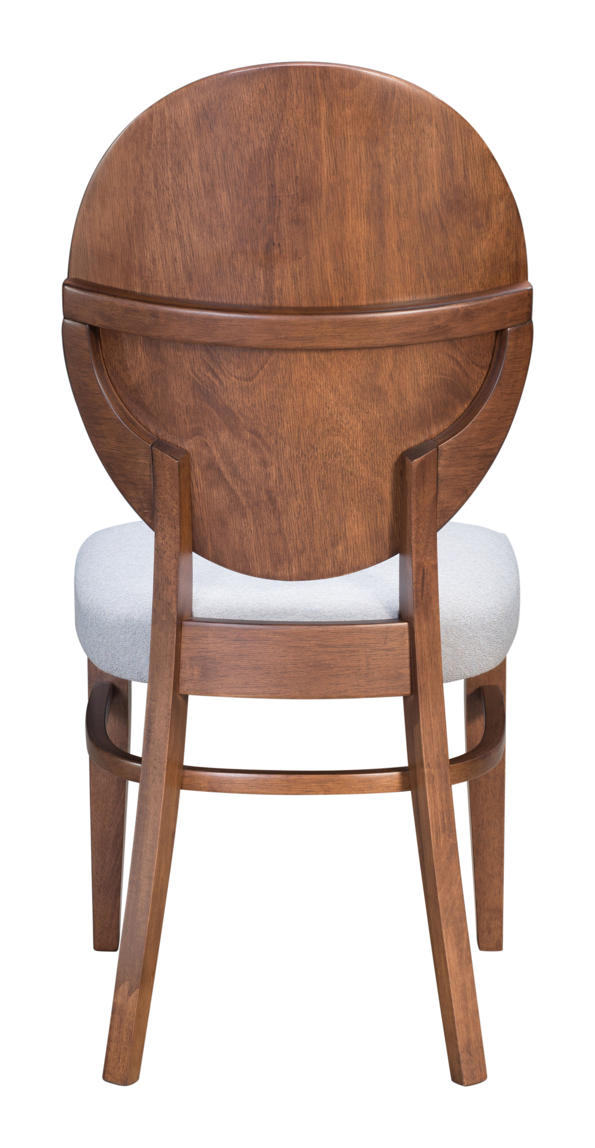 Regents Dining Chair (Set of 2) Walnut & Light Gray product image