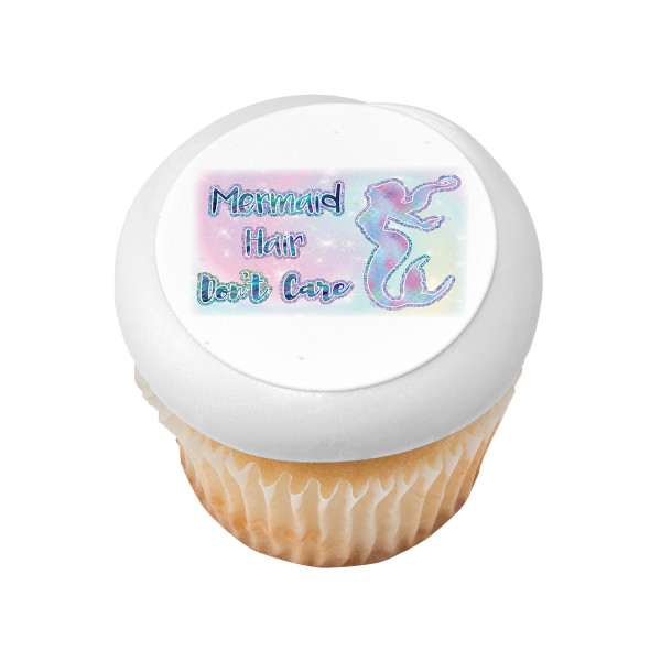 Mermaid Hair Don't Care PhotoCake® Edible Image®
