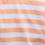 Ashbourne Striped Polo Shirt Papaya/Whiteswatch