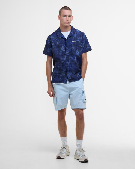 Camo Ikat Short-Sleeved Shirt