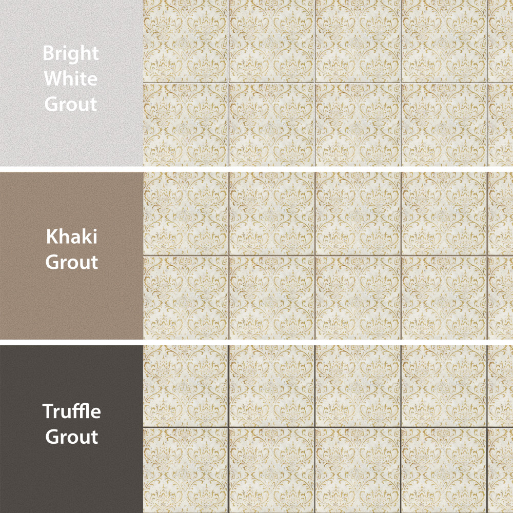 Milano Decor Daman Beige 7-7/8 in. x 7-7/8 in. Ceramic Wall Tile