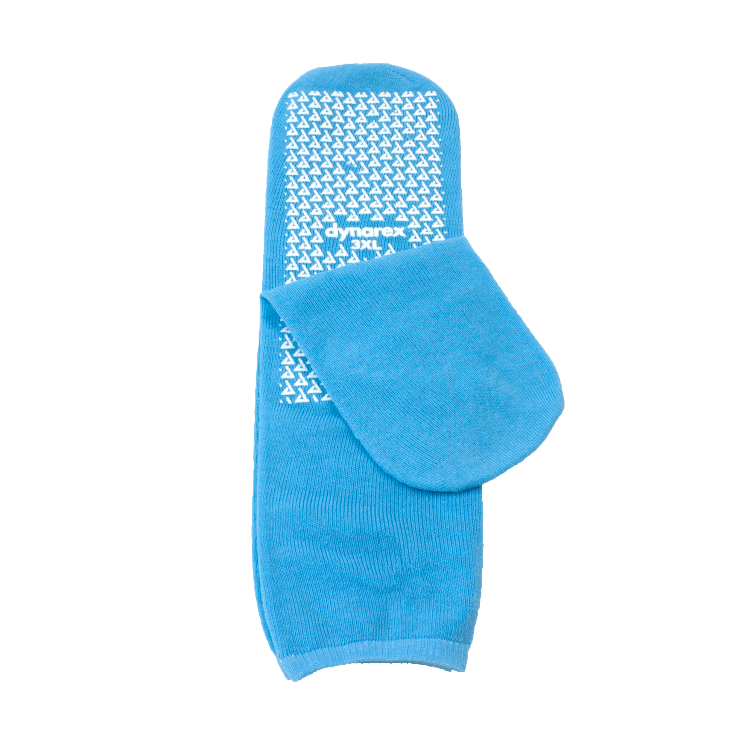 Single-Sided Slipper Socks - 3XL, Light Blue