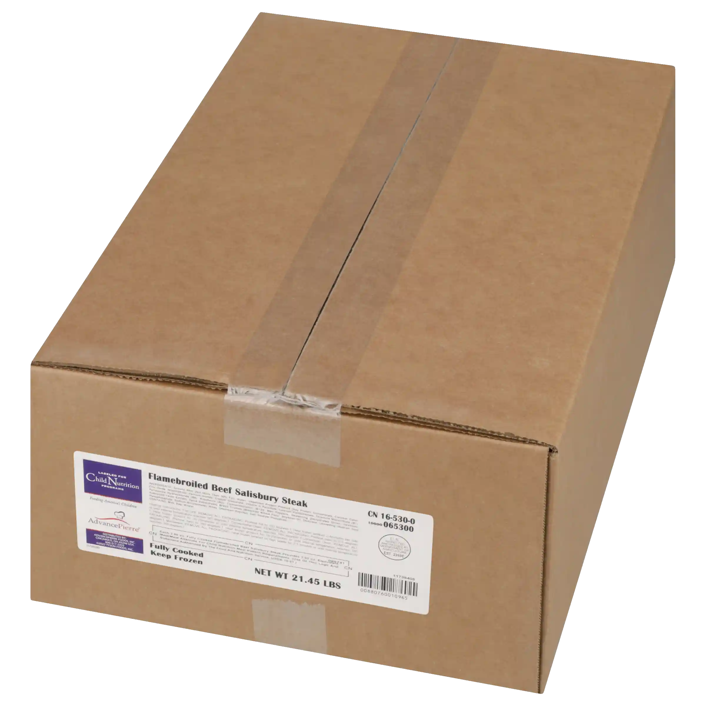 AdvancePierre™ Fully Cooked Down Home Beef Salisbury Steak, 2.60 oz._image_5