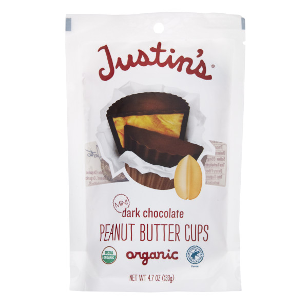 JUSTIN'S (r) Dark Chocolate Peanut Butter Mini Cup . C1CB - Front Center Inner Pack (Hi Res)