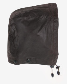 Waxed Cotton Hood Rustic