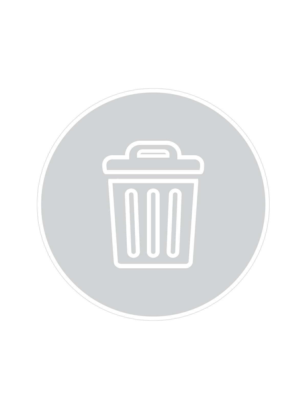 SPECTRUM – Label – Waste – Clear-White