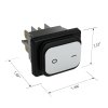 Rect Power Switch 240V Dpst