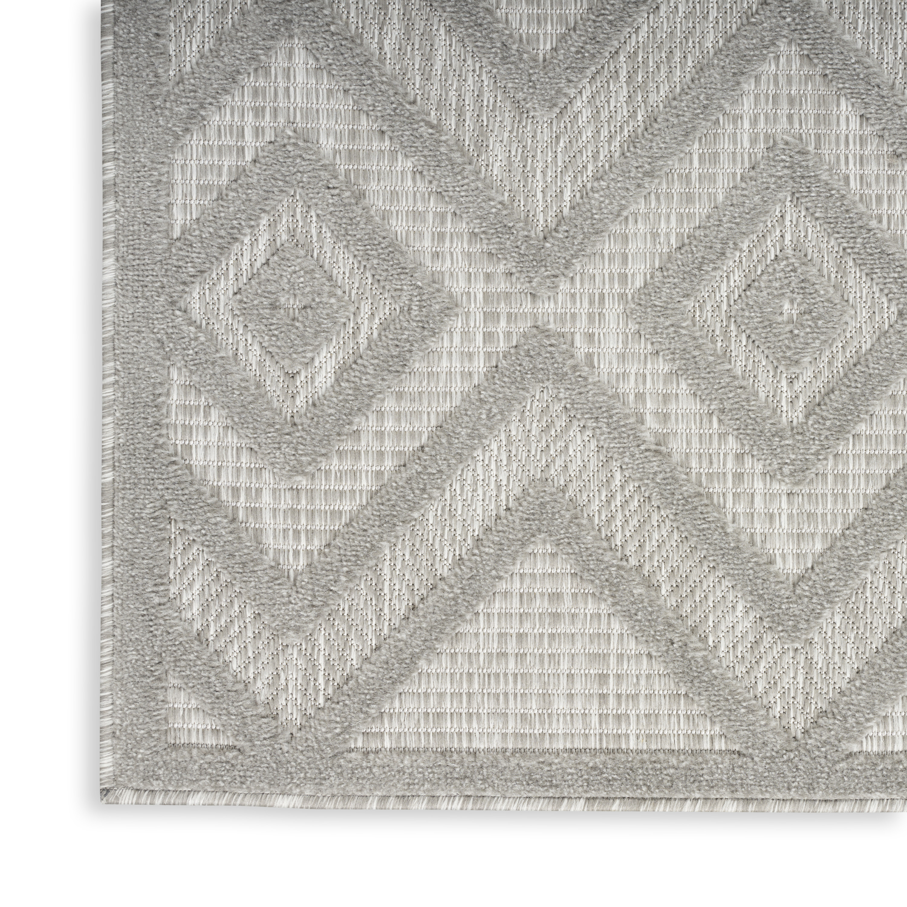 Nourison Versatile 8' x 10' Silver Grey Modern Rug