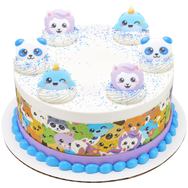 Kawaii Characters Cupcake Rings