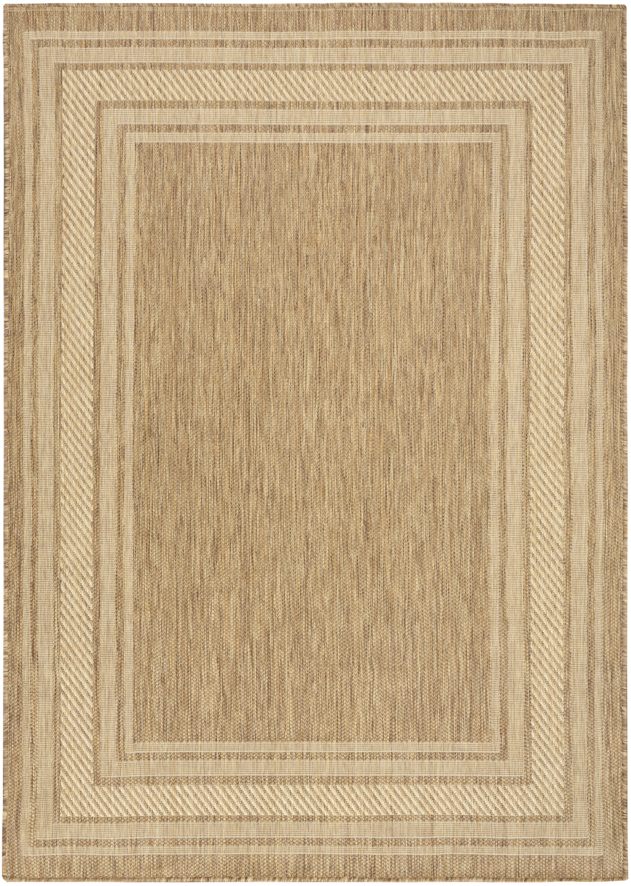 Nourison Horizon Indoor/Outdoor 6' x 9' Natural Modern Rug