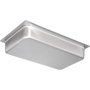 Carlisle, DuraPan, Steam Table Hotel Pan Full-Size, 4" Deep, Chrome