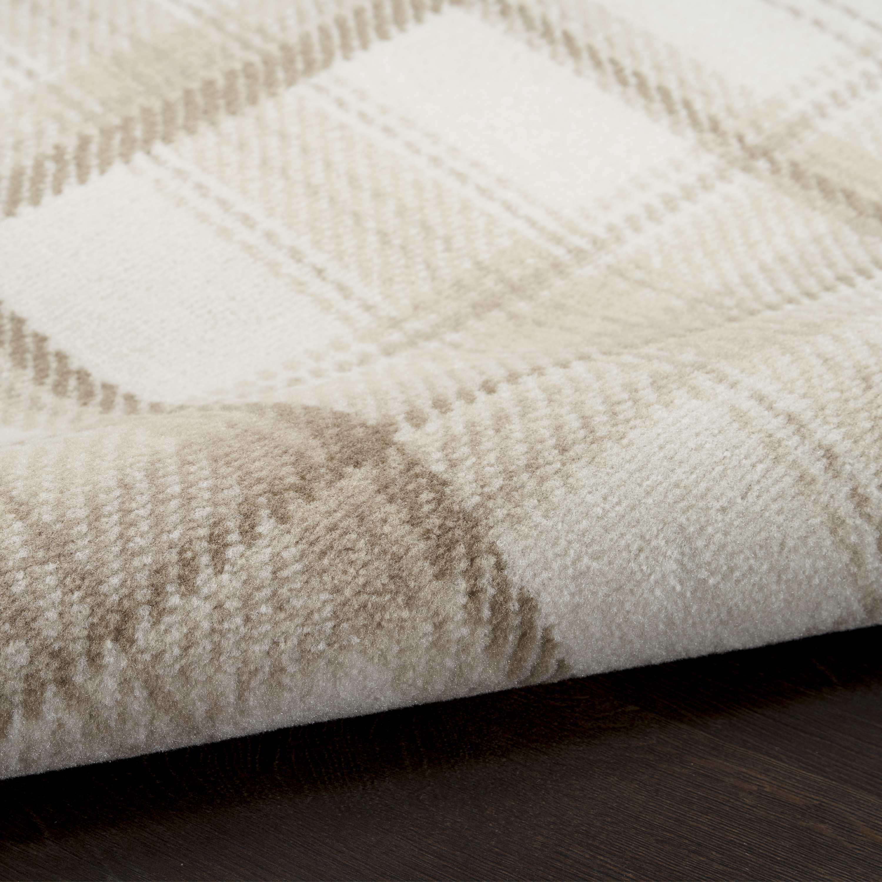 Nourison Grafix 8'6" x 12' Ivory Beige Farmhouse Indoor Rug