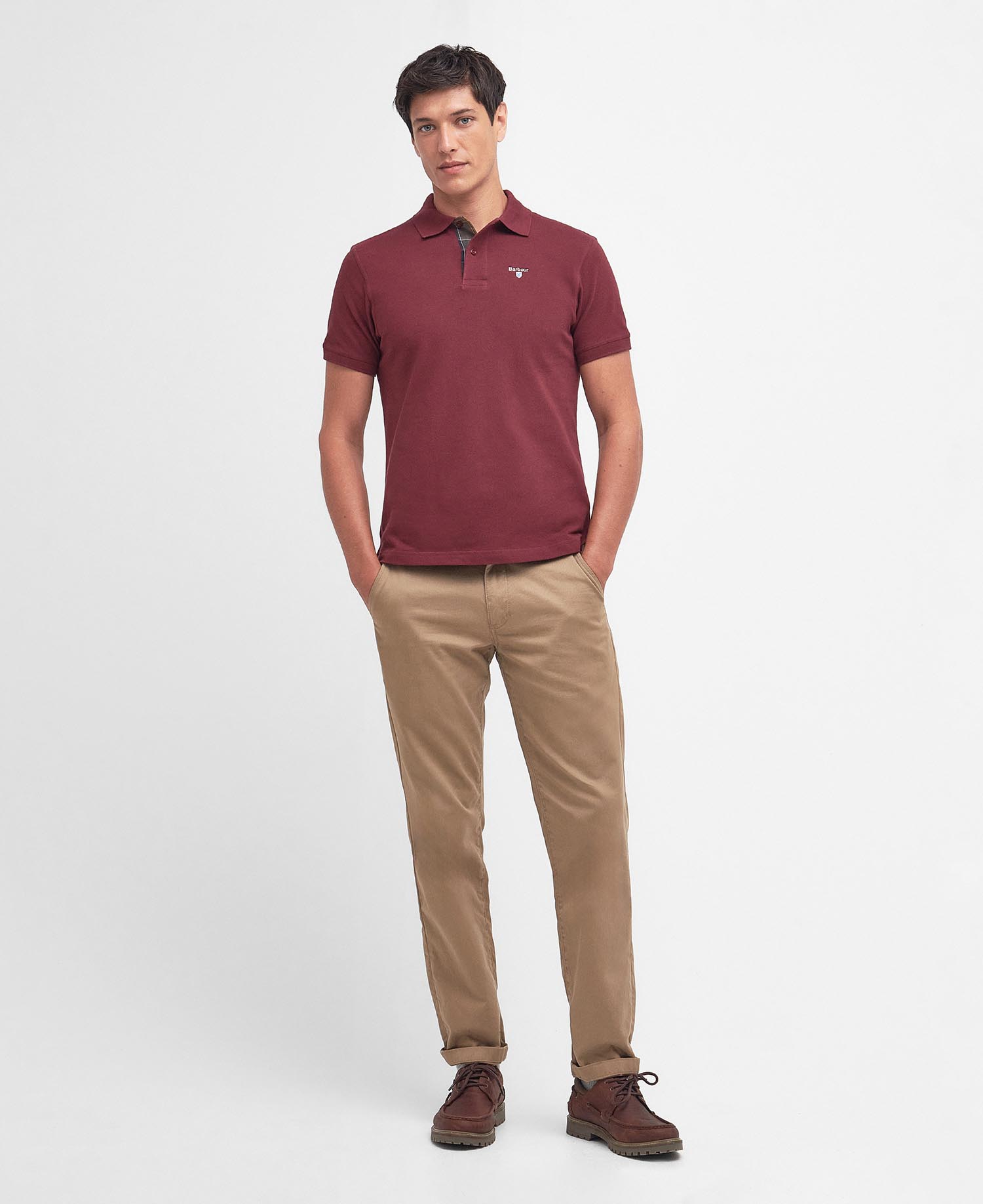 Tartan Pique Polo Shirt image number 1