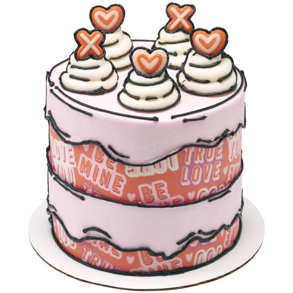 Hugs & Kisses - Red 3 Free Dec-Ons® Decorations