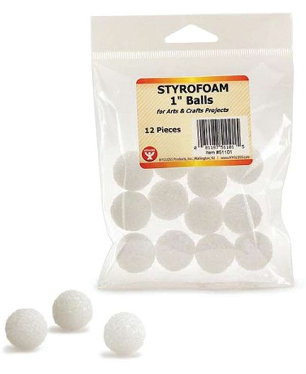 Styrofoam™, 1" Balls, Pack...