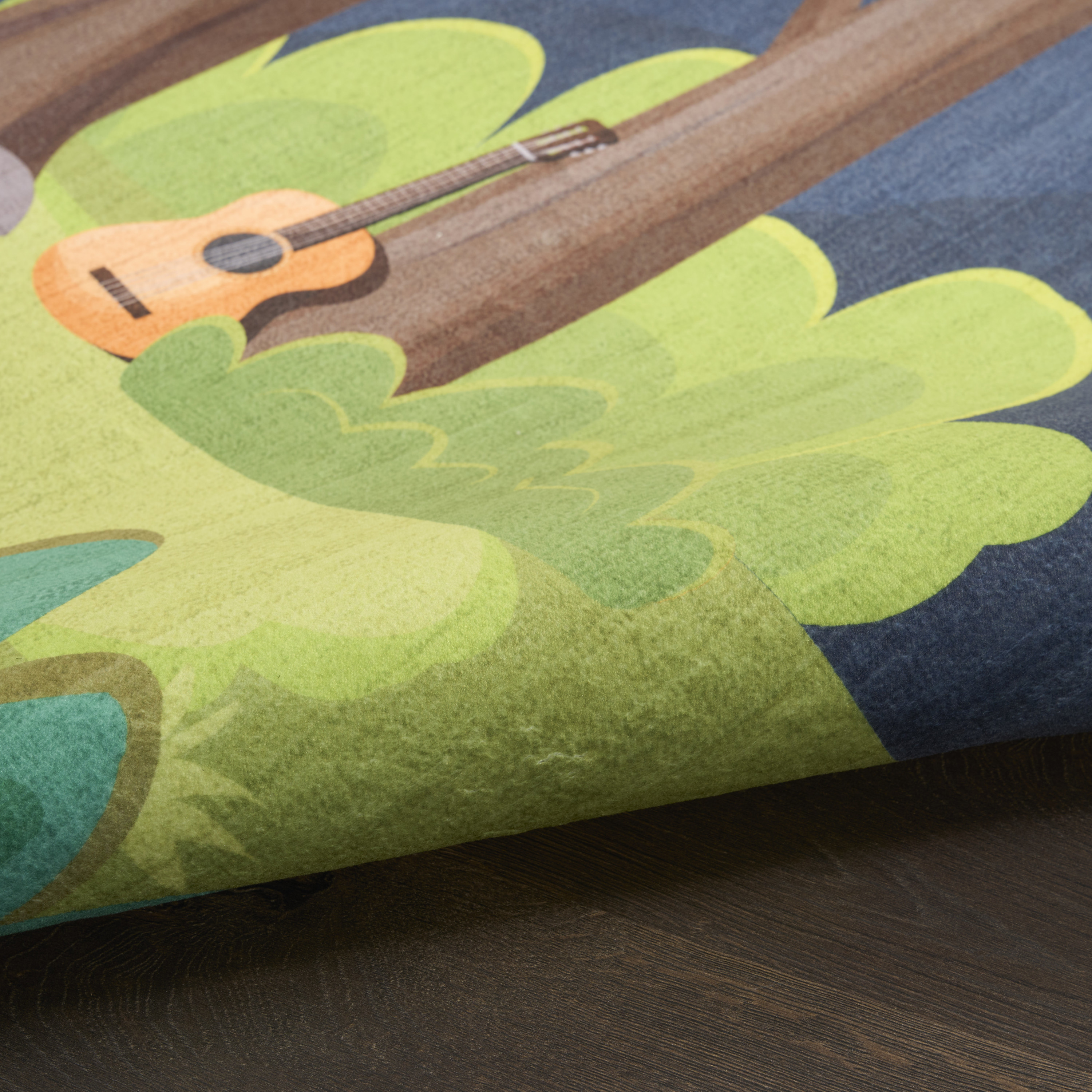 Nourison Imagination 5' x 7' Navy Multicolor Kids Indoor Rug