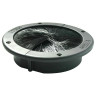 KoldLok® Round 4 in. Floor Grommet ABS Plastic Black 5.61 Diameter x 1.9 in. H