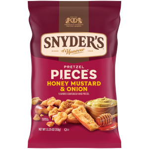 Snyder’s of Hanover Pretzel Pieces, Honey Mustard and Onion, 11.25 Oz