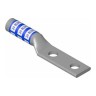Color-Keyed®, Compression Lug, Copper, 2-Hole, 250 kcmil, 3/8 in. Stud, 1 in. Stud Hole Spacing, 3.9 in. L, Yellow