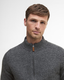 Talder Zip-Up Jumper Charcoal