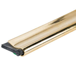 Unger, GoldenClip, 16", Brass Squeegee Channel
