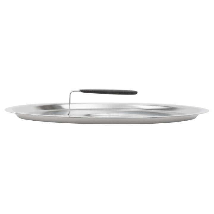 10 9/16-inch Tribute® stainless steel frying pan cover with dipped handle