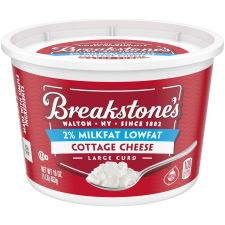 Breakstone's Lowfat Large Curd Cottage Cheese 2% Milkfat, 16 oz Tub