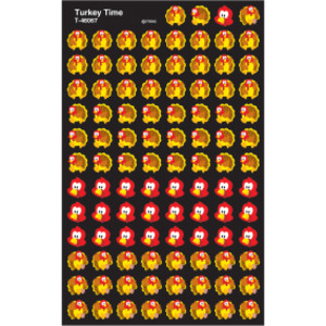 Pegatinas Turkey Time superShapes, 800 unidades