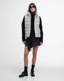 Archer Fleece Gilet Silver Cloud