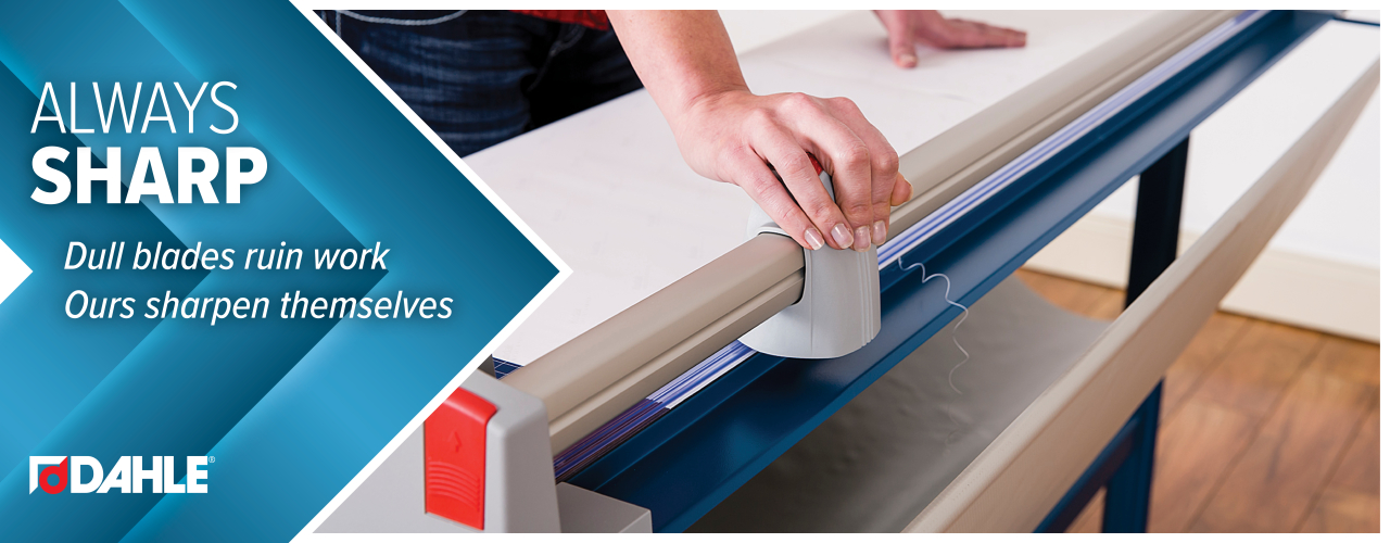 Dull blades ruin work. Ours sharpen themselves.