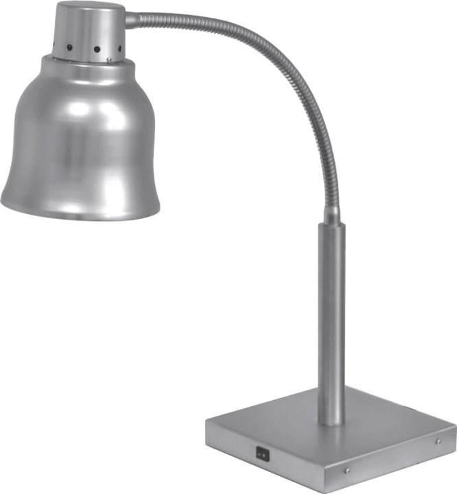 Countertop Heating lamps 22 cm stainless steel