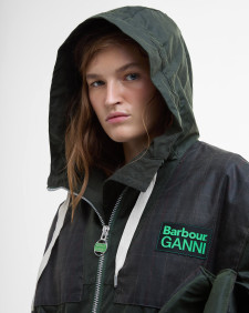 Parka cerato Barbour x GANNI 