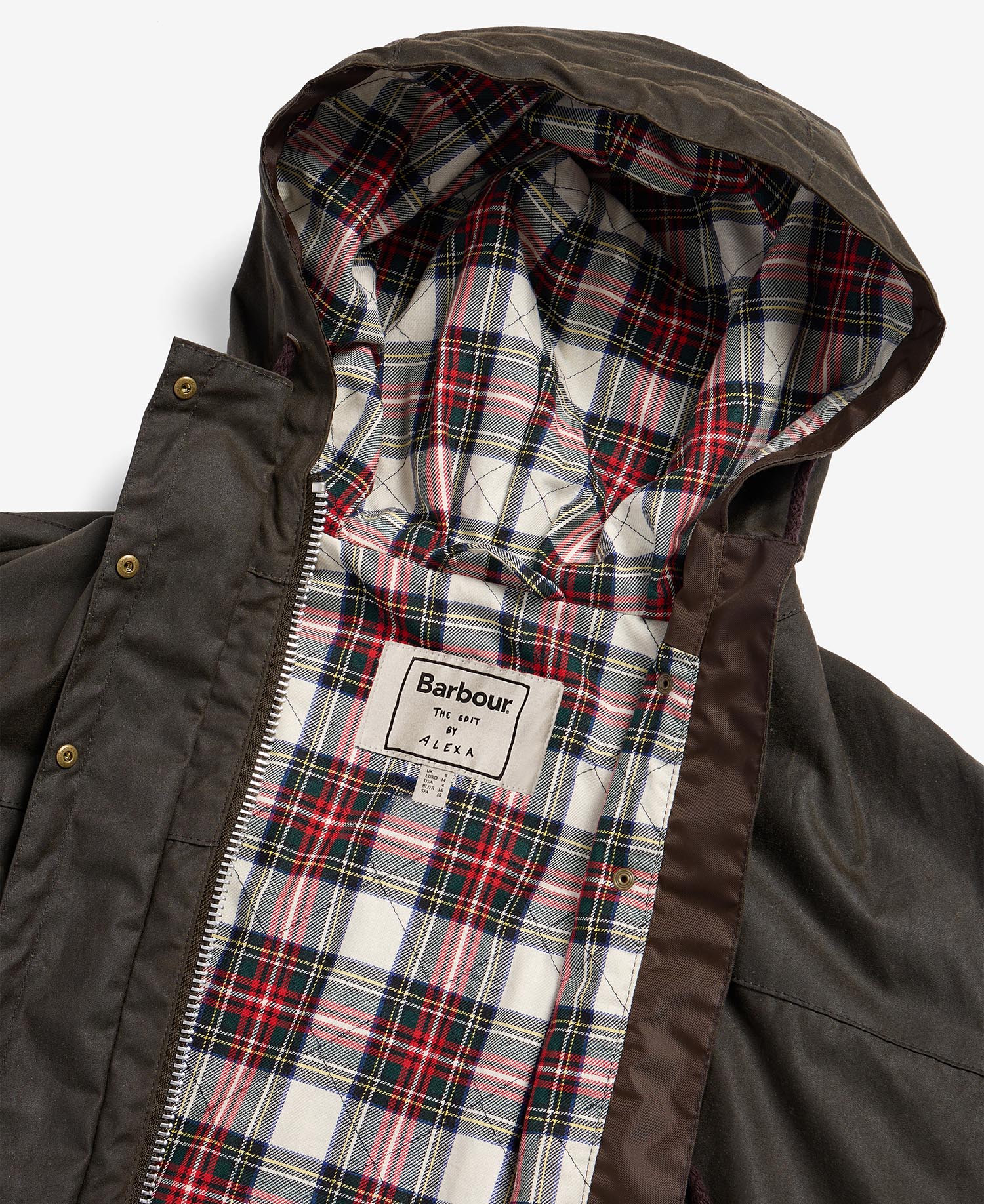 Barbour The Edit by Alexa Liam Waxed Parka image number 6