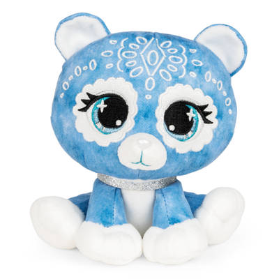 P.Lushes Designer Fashion Pets Demi Jeane Bear Premium Stuffed Animal Soft Plush, Blue, 6”