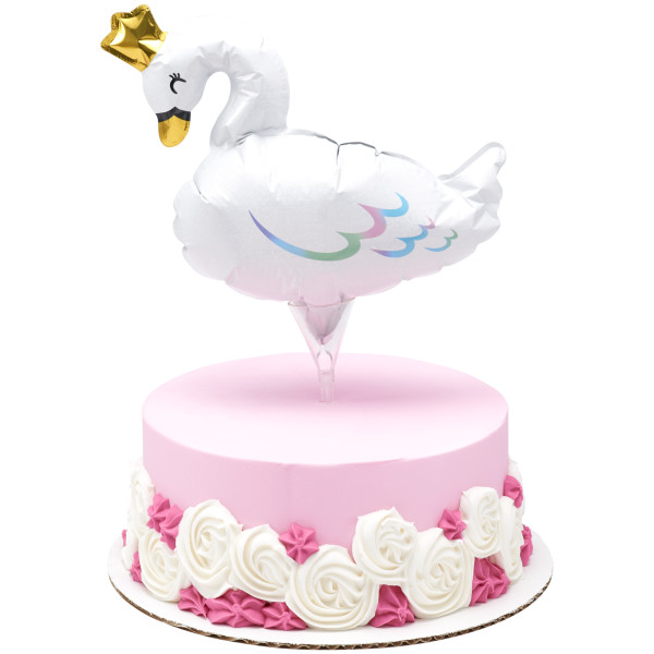 Inflatable Princess Swan Anagram® Cake Pic