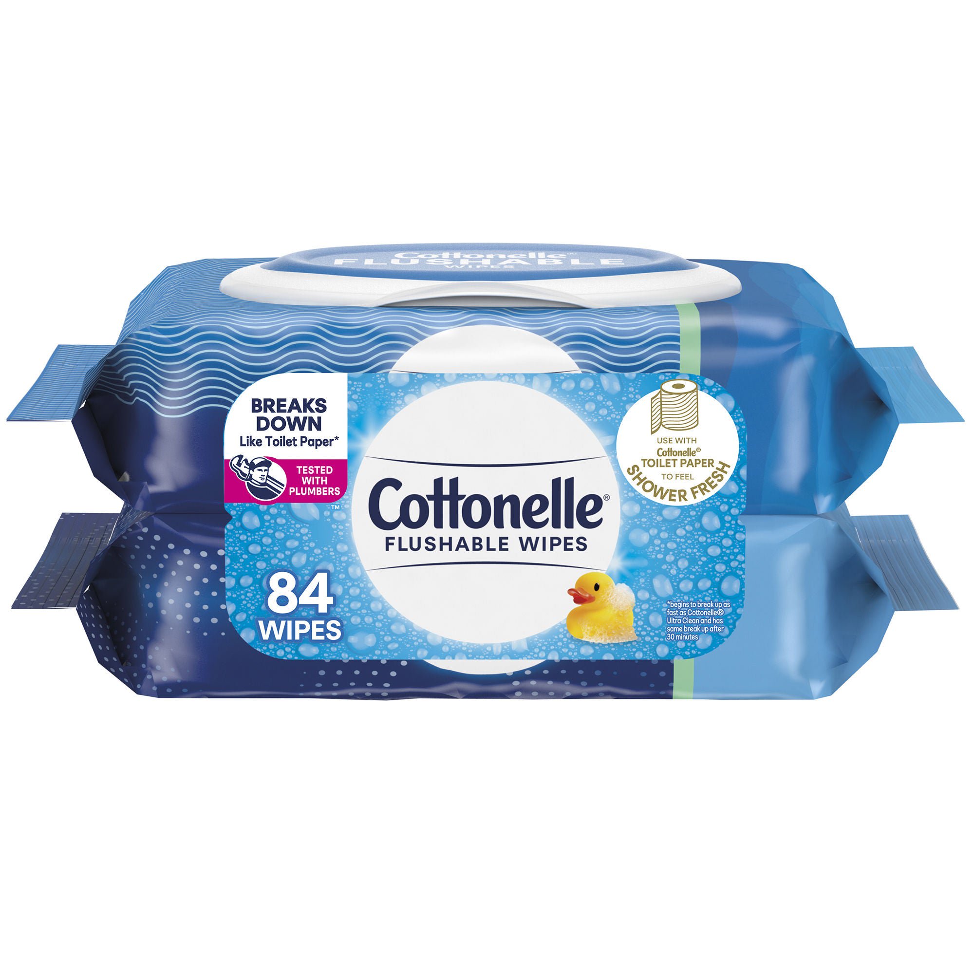 Kimberly Clark WIPE, PRSNL REFILL FLSHBL (84 /PK 8PK/CS) KIMCLK