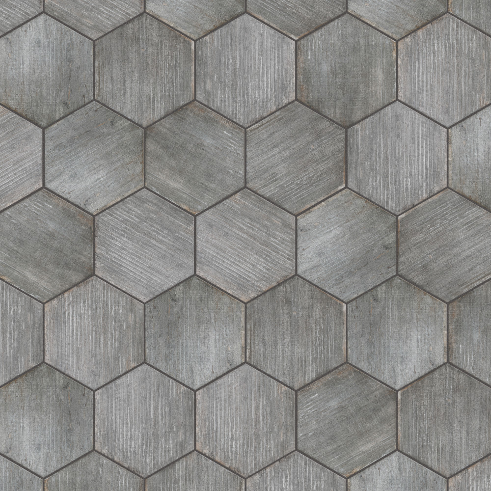 Sample – Retro Mini Hex Cendra Porcelain Floor and Wall Tile