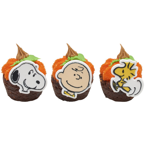 Peanuts® Snoopy®, Charlie Brown and Woodstock® Cupcake Rings