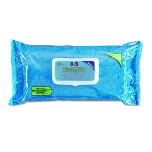 NPAJ14143, PDI,  Hygea Adult Wash Cloths, 1-Ply, 9.5 x 11.5, Unscented, White,  60 Wipes/Container