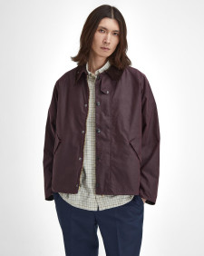 Transport Waxed Jacket Bordeaux