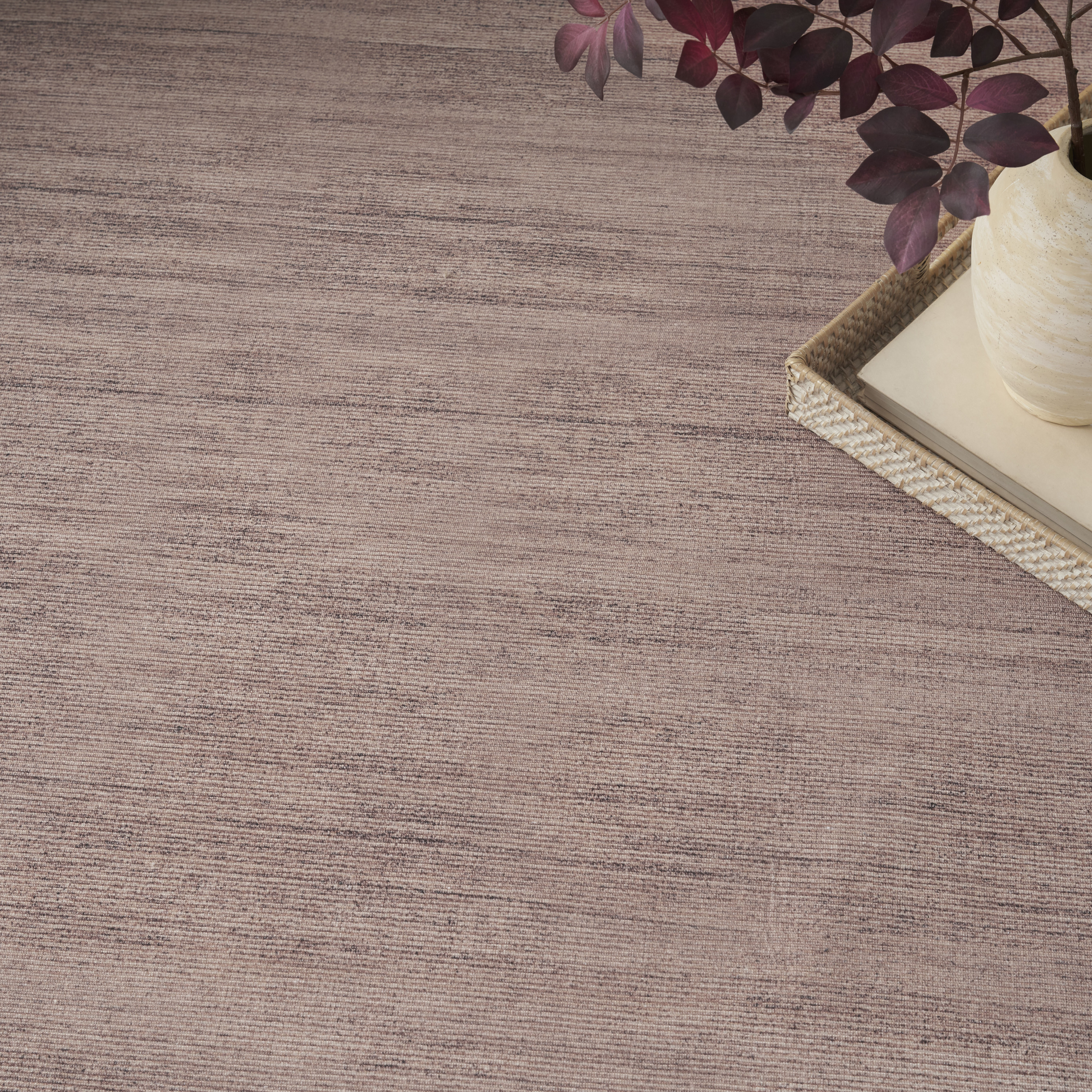 Nourison Washable Essentials 5'3" x 7'3" Natural Modern Indoor Rug