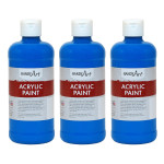 Handy Art&reg; Acrylic Paint 16 oz, Cobalt Blue, Pack of 3 RPC101055-3